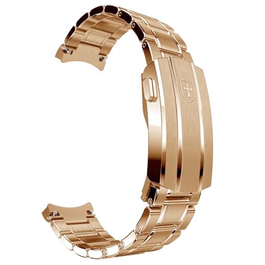 KOVOVÝ NÁRAMEK BIATEC | PVD ÚPRAVA RŮŽOVÉ ZLATO - 20 MM - REMIENKY - OSTATNÉ