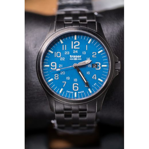 TRASER P67 OFFICER PRO GUNMETAL SKYBLUE STEEL - HERITAGE - ZNAČKY