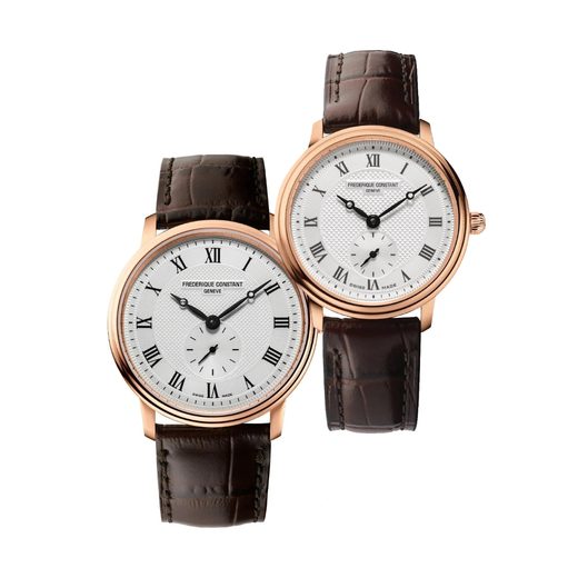 SET FREDERIQUE CONSTANT SLIMLINE FC-235M4S4 A FC-235M1S4 - HODINKY PRE PÁRY - HODINKY