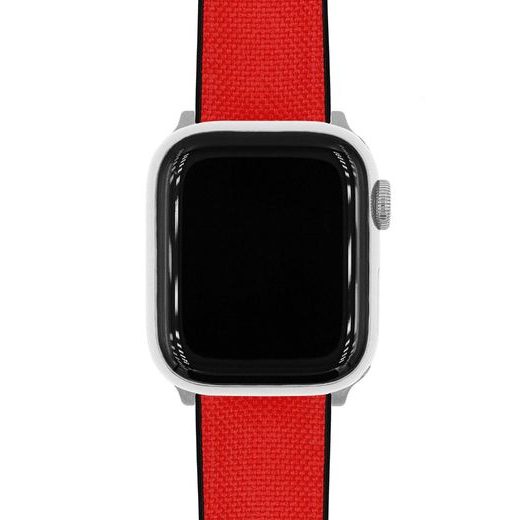 ŘEMÍNEK HIRSCH ARNE PRO APPLE WATCH - ČERVENÝ - REMIENKY - OSTATNÉ