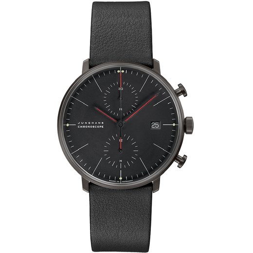 JUNGHANS MAX BILL CHRONOSKOP BAUHAUS 27/4409.02 - MAX BILL CHRONOSCOPE - ZNAČKY