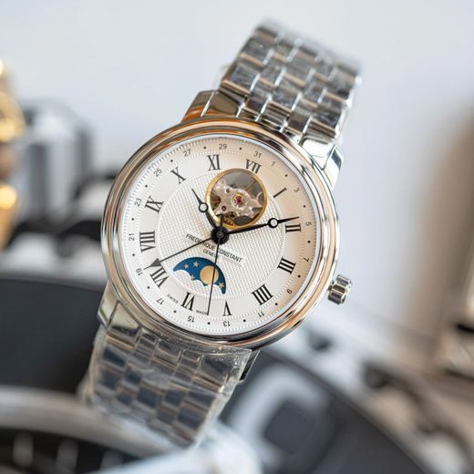FREDERIQUE CONSTANT CLASSICS HEART BEAT MOONPHASE AUTOMATIC FC-335MC4P6 - CLASSICS GENTS - ZNAČKY