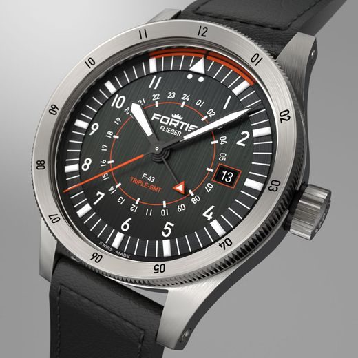 FORTIS FLIEGER F-43 TRIPLE-GMT ORIGINAL COSC F4260001 - FLIEGER - ZNAČKY
