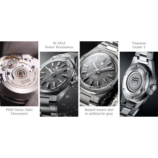 NIVADA GRENCHEN F77 TITANIUM ANTHRACITE - F77 - ZNAČKY