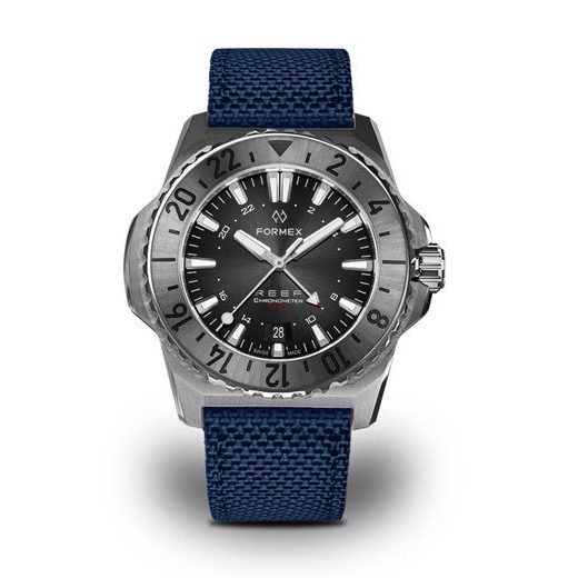 FORMEX REEF GMT AUTOMATIC CHRONOMETER BLACK DIAL WITH RED GMT - REEF - ZNAČKY