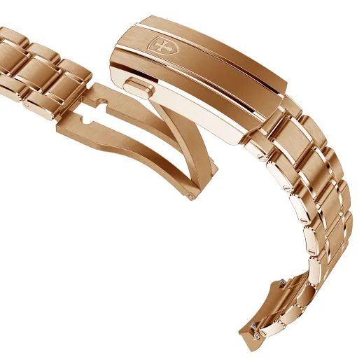 KOVOVÝ NÁRAMEK BIATEC | PVD ÚPRAVA RŮŽOVÉ ZLATO - 20 MM - REMIENKY - OSTATNÉ