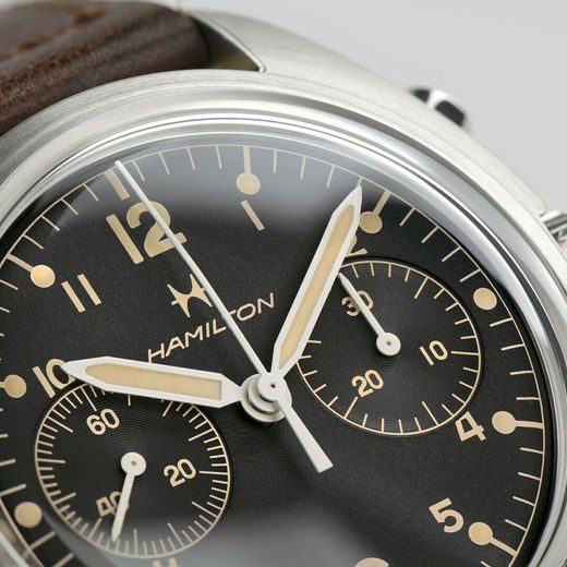 HAMILTON KHAKI AVIATION PILOT PIONEER MECHANICAL CHRONO H76409530 - KHAKI AVIATION - ZNAČKY