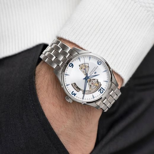HAMILTON JAZZMASTER OPEN HEART AUTOMATIC H32705152 - JAZZMASTER - ZNAČKY