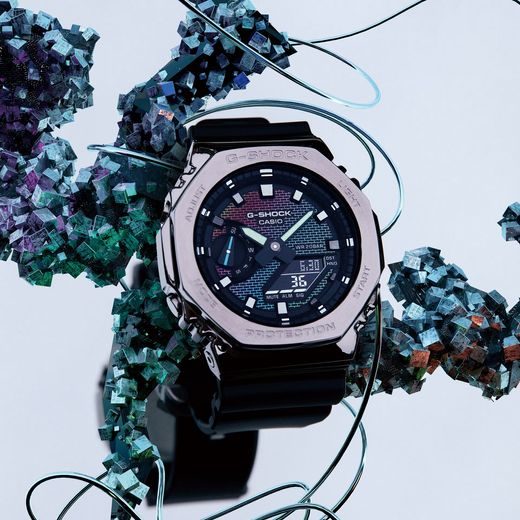 CASIO G-SHOCK GM-2100RW-1AER RAINBOW BRICK WALL SERIES - CASIOAK - ZNAČKY