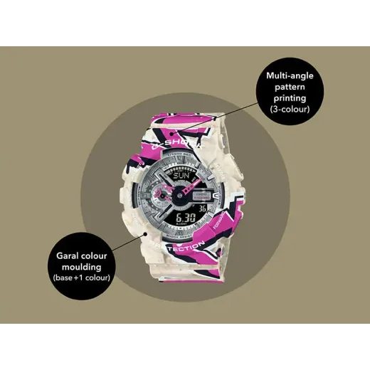 HODINKY CASIO G-SHOCK GA-110SS-1AER ZO SÉRIE STREET SPIRIT - G-SHOCK - ZNAČKY