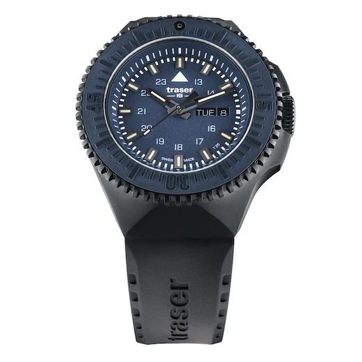TRASER P69 BLACK STEALTH BLUE RUBBER - TACTICAL - ZNAČKY