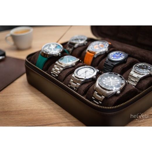 KOŽENÉ PUZDRO NA HODINKY HELVETI - BOXY NA HODINKY - OSTATNÉ