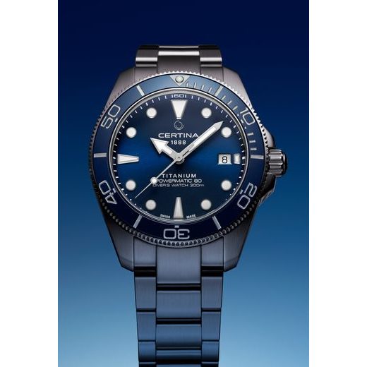 CERTINA DS ACTION DIVER POWERMATIC 80 TITANIUM C048.407.44.041.00 - DS ACTION - ZNAČKY