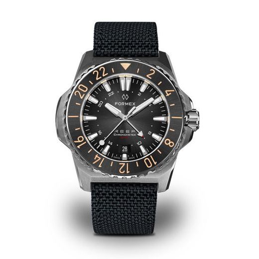 FORMEX REEF GMT AUTOMATIC CHRONOMETER BLACK DIAL WITH RED GMT - REEF - ZNAČKY