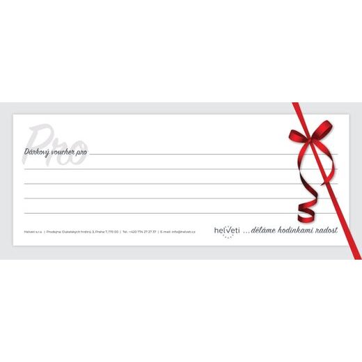 ZADNÍ STRANA VOUCHERU NA 5000 KČ - DARČEKOVÉ POUKAZY - OSTATNÉ