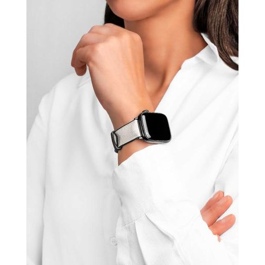 ŘEMÍNEK HIRSCH ARNE PRO APPLE WATCH - ŠEDÝ - REMIENKY - OSTATNÉ