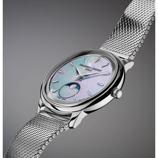 FREDERIQUE CONSTANT CLASSICS MONETA MOONPHASE QUARTZ FC-206MPLB2S6B - CLASSICS LADIES - ZNAČKY