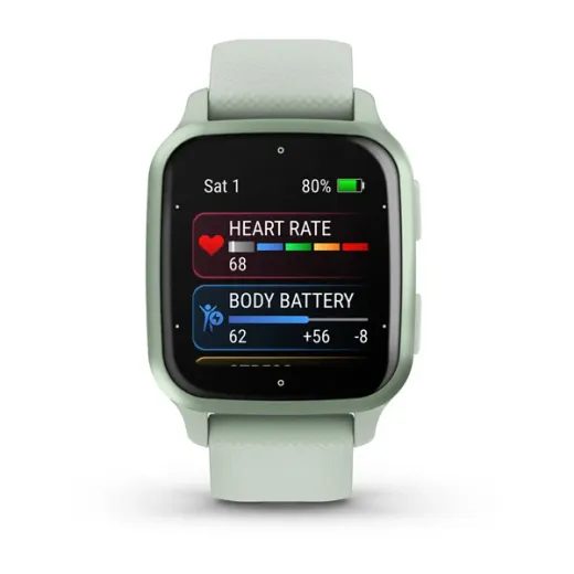 SILIKÓNOVÝ NÁRAMOK GARMIN VENU® SQ 2 METALLIC MINT / COOL MINT - 010-02701-12 - VENU SQ 2 - ZNAČKY