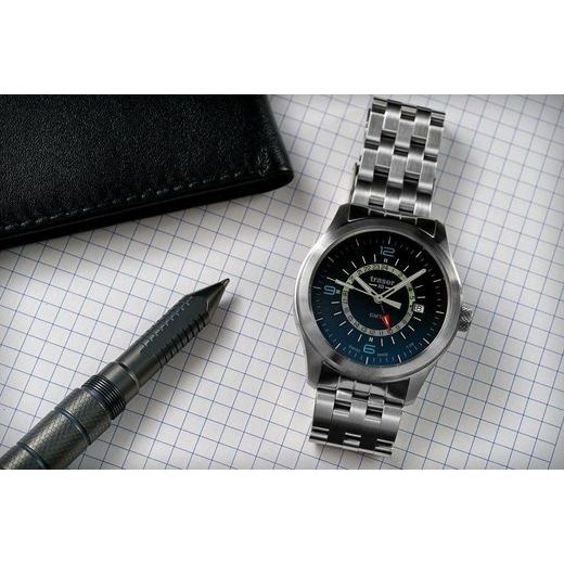 TRASER AURORA GMT BLUE - OCEĽ - CLASSIC - ZNAČKY