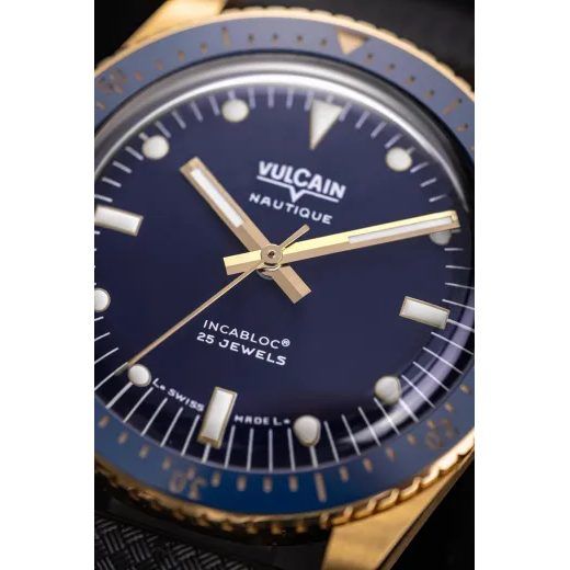 VULCAIN SKINDIVER NAUTIQUE GOLD / BLUE - SKINDIVER NAUTIQUE - ZNAČKY