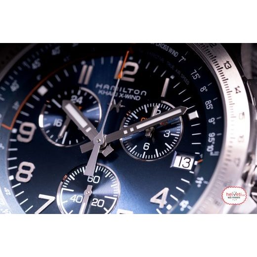 HAMILTON KHAKI AVIATION X-WIND GMT CHRONO QUARTZ H77922141 - KHAKI AVIATION - ZNAČKY