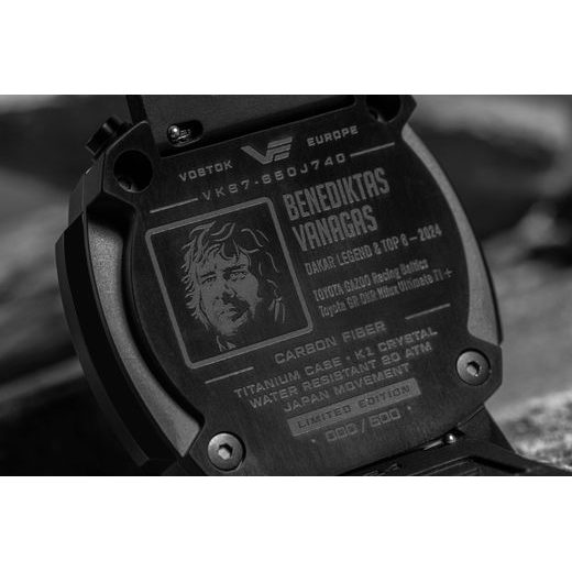 VOSTOK EUROPE LIMITED EDITION BENEDIKTAS VANAGAS DAKAR VK67-650J740 - LIMITOVANÉ EDÍCIE - ZNAČKY