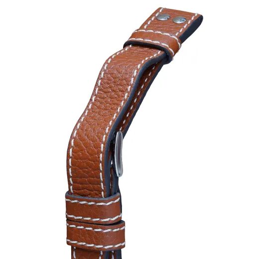 KOŽENÝ ŘEMÍNEK BIATEC | SVĚTLEHNĚDÝ NAVIGATOR Z BŮVOLÍ KŮŽE - 20 MM - REMIENKY - OSTATNÉ