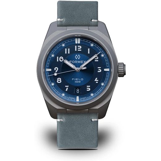 FORMEX FIELD AUTOMATIC GEN 2 DEEP BLUE BLUE BOLGHERI LEATHER STRAP 0660.1.6532.744 - FIELD AUTOMATIC - ZNAČKY