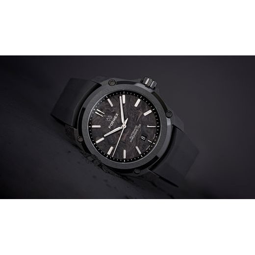 FORMEX ESSENCE LEGGERA FORTYONE AUTOMATIC CHRONOMETER FORGED CARBON BLACK RUBBER 0331.4.6399.910 - ESSENCE LEGGERA - ZNAČKY