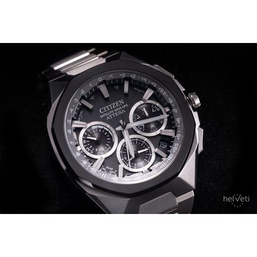 CITIZEN ATTESA SATELIT WAVE GPS CC4104-53E - SUPER TITANIUM - ZNAČKY