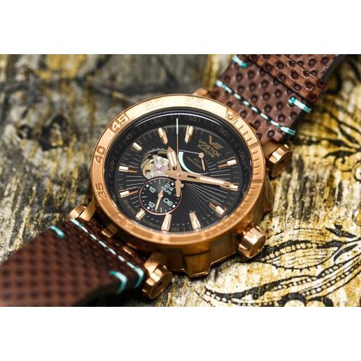 VOSTOK EUROPE ENERGIA ROCKET POWER RESERVE INDICATION YN84/575O540 - ENERGIA ROCKET - ZNAČKY