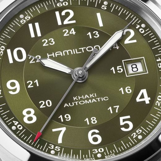 HAMILTON KHAKI FIELD AUTO 42MM H70605160 - KHAKI FIELD - ZNAČKY