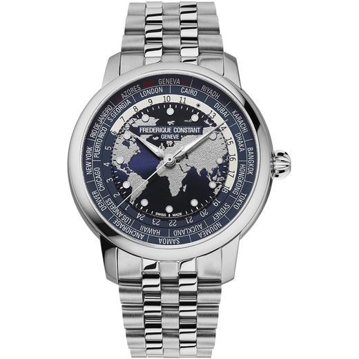 FREDERIQUE CONSTANT MANUFACTURE CLASSIC WORLDTIMER AUTOMATIC FC-719NN3H6B - MANUFACTURE - ZNAČKY
