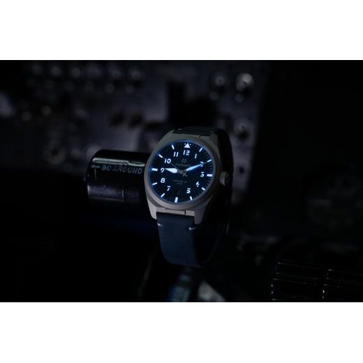 FORMEX AIRFIELD AUTOMATIC HORIZON BLUE ELECTRIC BLUE NYLON-VELCRO 0661.1.6536.844Y - FIELD AUTOMATIC - ZNAČKY