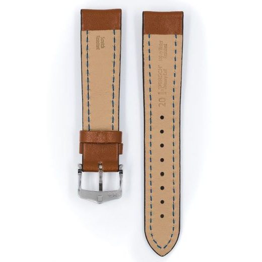 ŘEMÍNEK HIRSCH HEAVY CALF 2 - ZLATOHNĚDÝ - REMIENKY - OSTATNÉ