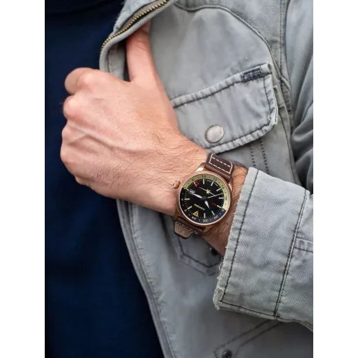 JUNKERS FLIEGER BRONZE GMT 966.01.02 - FLIEGER - ZNAČKY