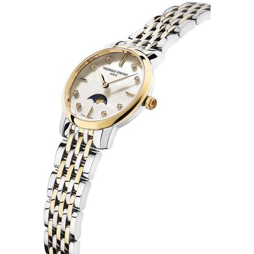 FREDERIQUE CONSTANT SLIMLINE LADIES MOONPHASE QUARTZ FC-206MPWD1S3B - SLIMLINE LADIES - ZNAČKY