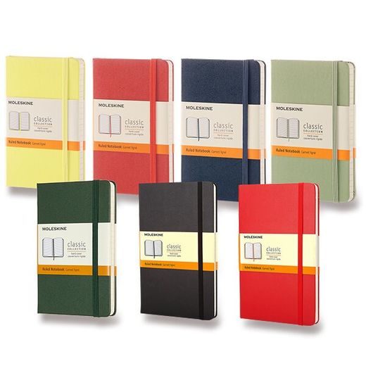 ZÁPISNÍK MOLESKINE VÝBĚR BAREV - TVRDÉ DESKY - S, LINKOVANÝ 1331/11142 - DIÁRE A ZÁPISNÍKY - OSTATNÉ