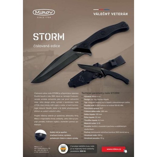 NŮŽ MIKOV STORM - NOŽE A NÁSTROJE - OSTATNÉ