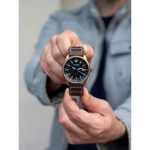 JUNKERS FLIEGER BRONZE GMT 966.02.02 - FLIEGER - ZNAČKY