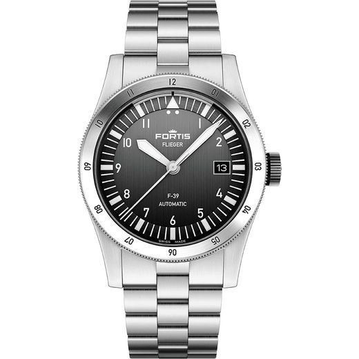 FORTIS FLIEGER F-39 BLACK F4220015 - FLIEGER - ZNAČKY