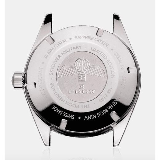 EDOX SKYDIVER DATE AUTOMATIC 80126-357RNM-VIR LIMITED EDITION - SKYDIVER - ZNAČKY