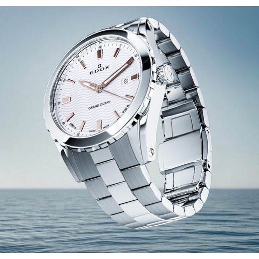 EDOX GRAND OCEAN DATE - PÁNSKE 53102-3M-AIR - GRAND OCEAN - ZNAČKY