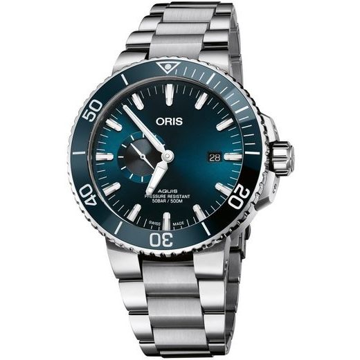 ORIS AQUIS SMALL SECOND DATE 45,5 MM 01 743 7733 4155-07 8 24 05PEB - AQUIS - ZNAČKY