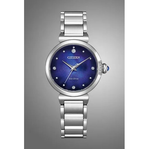CITIZEN L ECO-DRIVE UNITE WITH BLUE LIMITED EDITION EM1060-87L - ELEGANT - ZNAČKY