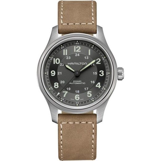 HAMILTON KHAKI FIELD TITANIUM AUTO H70545550 - KHAKI FIELD - ZNAČKY