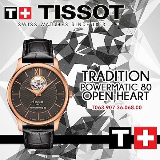 TISSOT TRADITION AUTOMATIC T063.907.36.068.00 - TRADITION - ZNAČKY