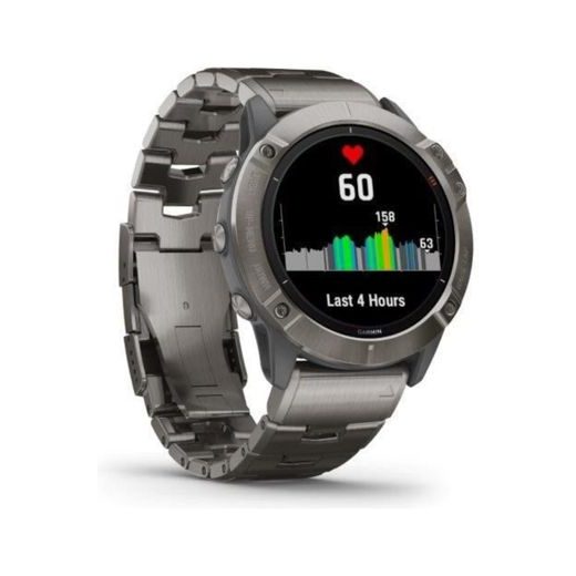 GARMIN FENIX6X PRO SOLAR, TITANIUM/TITANIUM BAND (MAP/MUSIC) 010-02157-24 - ARCHÍV