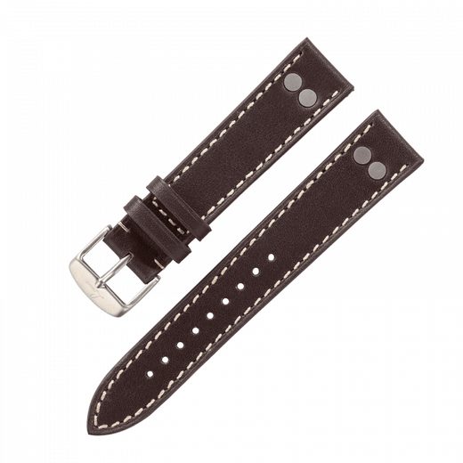 ŘEMÍNEK LACO PILOT STRAP - TMAVĚ HNĚDÝ - REMIENKY - OSTATNÉ
