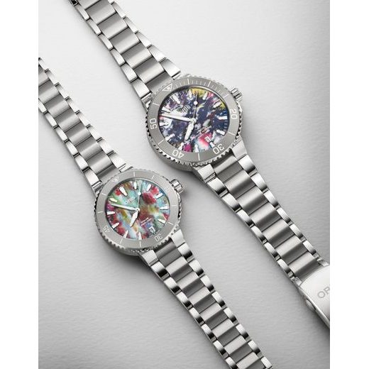 ORIS AQUIS DATE 36,5 MM UPCYCLE 01 733 7770 4150-SET - AQUIS - ZNAČKY